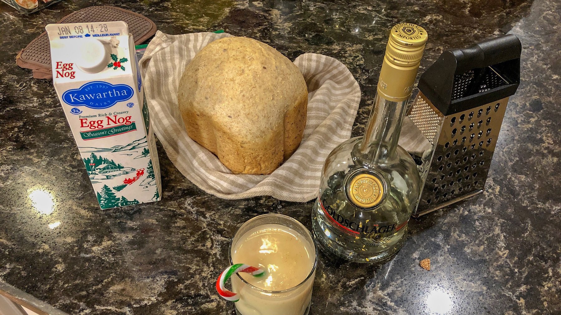 eggnog and bread