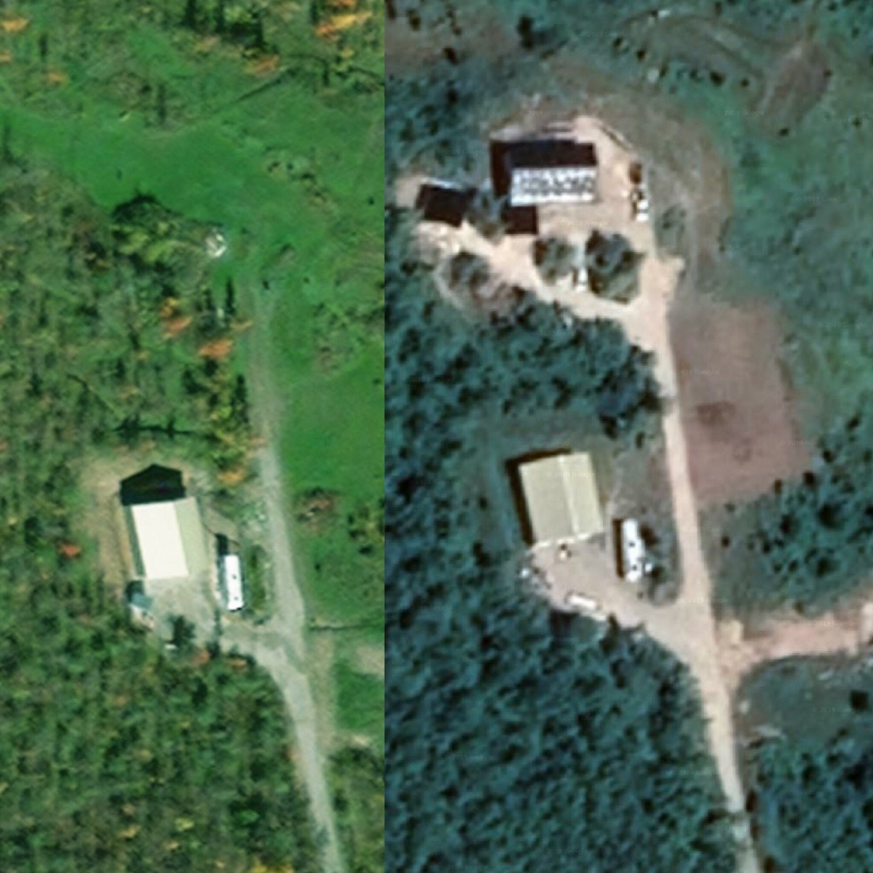 satellite photos of buildings