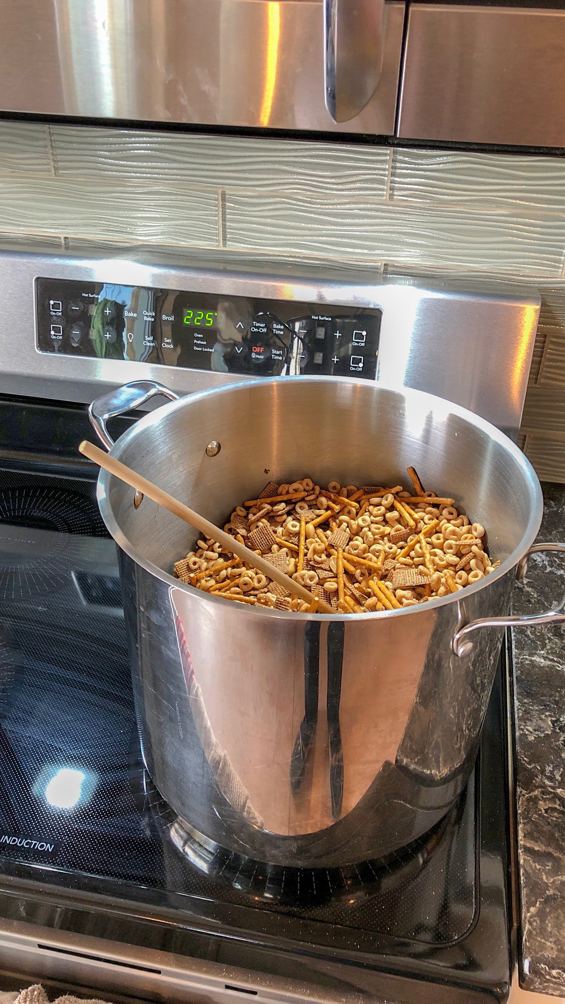 nuts and bolts on the stove